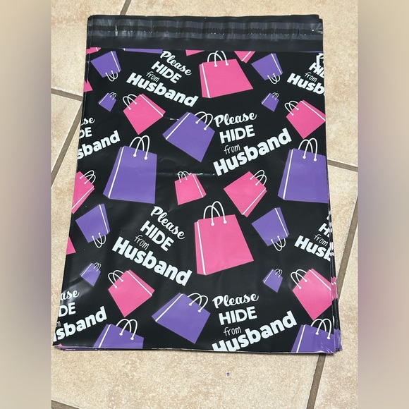 Poly Mailers- Please Hide from Husband Qty 12. 10X11.5 - Picture 2 of 2